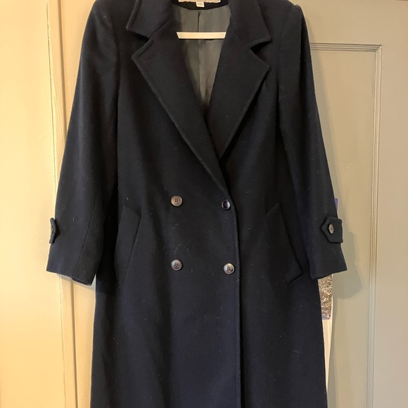 Evan-Picone Jackets & Blazers - Evan-Picone Navy Double Breasted Coat